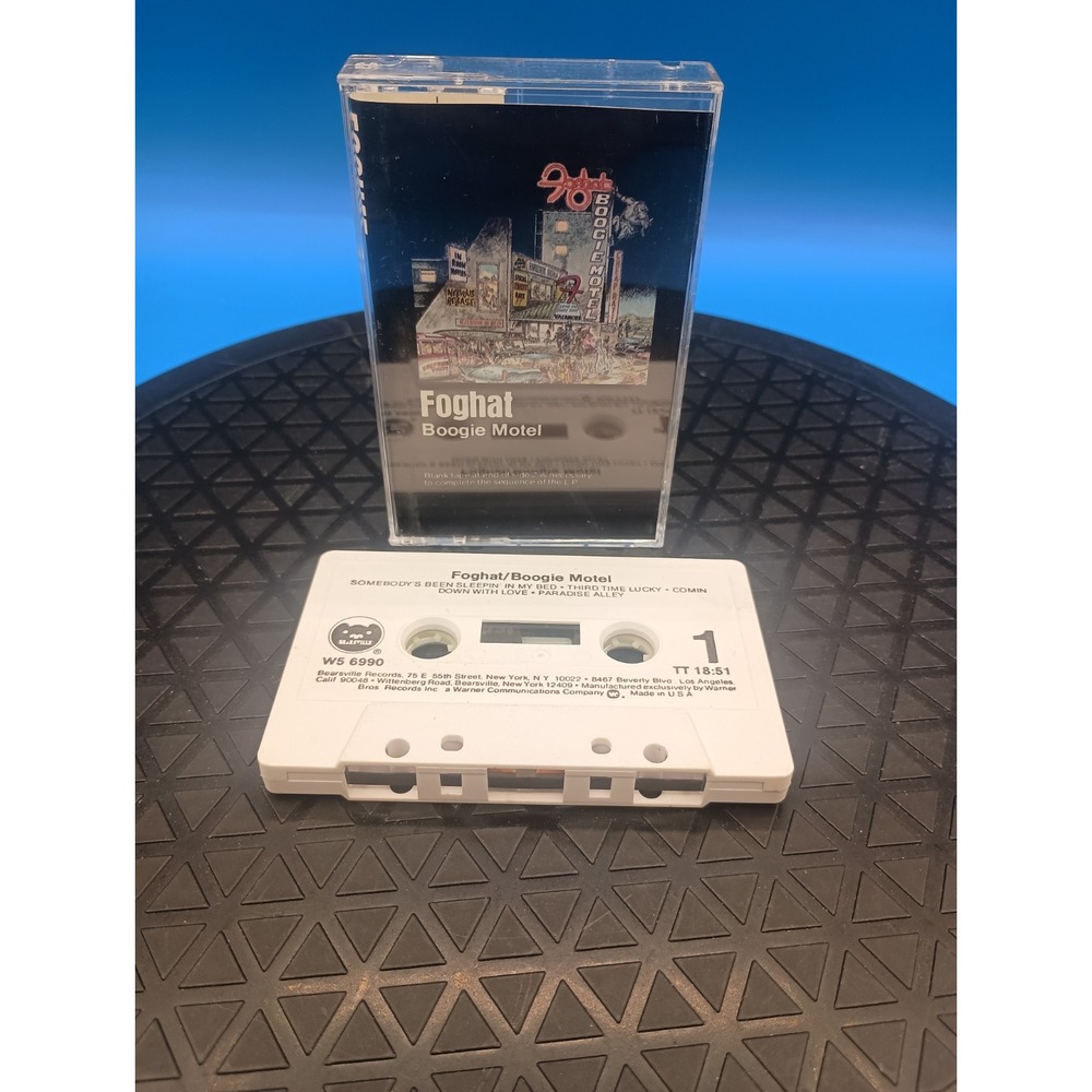 Foghat Boogie Motel Cassette Tape 1979 Bearsville Records Rock W5 6990